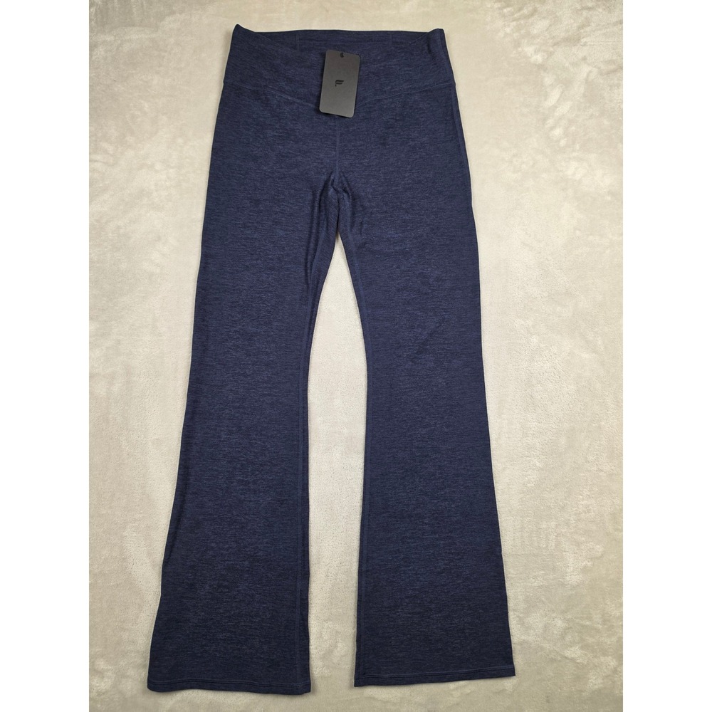 Fabletics Legging Women XL Blue Heather Cozy High-Waisted Flare Pants Yoga